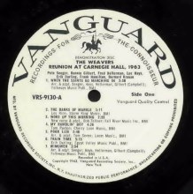Vanguard VRS-9130, The Weavers : Reunion at Carnegie Hall, 1963