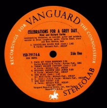 VSD-79174, original stereo label in orange