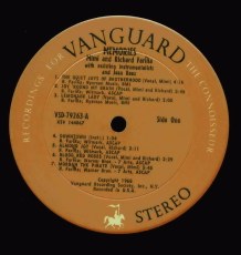 Vanguard VSD-79263, Mimi & Richard Farina : Memories